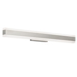 Cinch Bath Vanity & Wall Light - Brushed Nickel / Frosted