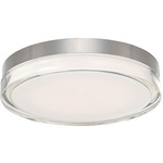 Pi 277V Outdoor Wall / Ceiling Light - Stainless Steel / White