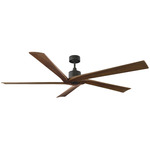 Aspen 70 Ceiling Fan - Aged Pewter / Dark Walnut