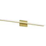 Span Bathroom Vanity Light - Plated Brass