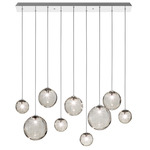 Puppet Linear Multi Light Pendant - Chrome / Smoky