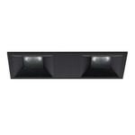 Ocularc Multiples 2IN SQ 2-Light Bevel with Trim - Black