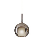 Glo Pendant - Matte Titanium / Mirroring Black