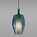 Mom Tall Pendant - Matte Black / Matte Blue Avio