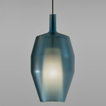 Mom Tall Pendant - Matte Black / Matte Blue Avio