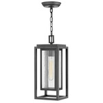 Republic 12V Outdoor Pendant - Oil Rubbed Bronze / Clear Seedy