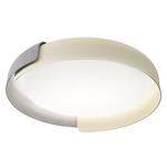 Dala Ceiling Light Fixture - Sand / Concrete / Opal