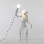 The Monkey Outdoor Lamp - White