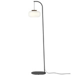 Misko F15 Floor Lamp - Walnut / Opal