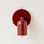 Fixed Down Wall Sconce - Oxide Red / Oxide Red