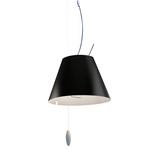 Costanzina Pendant - White / Liquorice Black