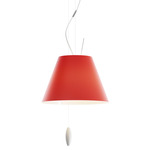 Costanzina Pendant - White / Primary Red