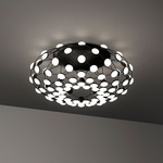 Mesh Ceiling Light - Black / White