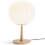 Lita Table Lamp - Ash Wood / Opal