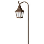 Bratenahl 12V Path Light - Copper Bronze / Clear Seedy