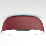 Djembe Ceiling Light Fixture - Black / Red