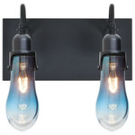 Wish Bathroom Vanity Light - Black / Blue