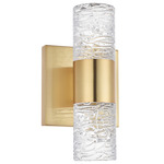 Vega Wall Sconce - Gold / Clear