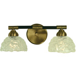 Stonebridge Bathroom Vanity Light - Antique Brass / Matte Black