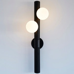 Willow Wall Sconce - Black Oak / Black