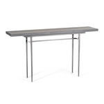 Wick XL Console Table - Sterling / Grey Maple