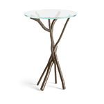Brindille Accent Table - Bronze / Clear