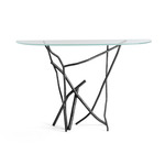 Brindille Console Table - Black / Clear