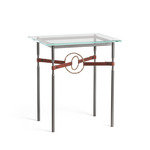 Equus Side Table - Dark Smoke / Soft Gold