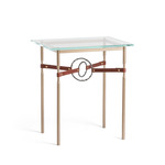 Equus Side Table - Soft Gold / Dark Smoke