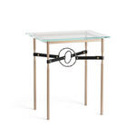 Equus Side Table - Soft Gold / Dark Smoke