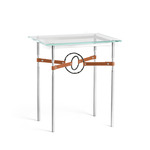 Equus Side Table - Sterling / Black