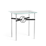 Equus Side Table - Sterling / Black