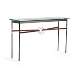 Equus Console Table - Dark Smoke / Vintage Platinum