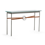 Equus Console Table - Natural Iron / Dark Smoke