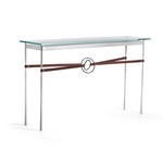 Equus Console Table - Sterling / Dark Smoke