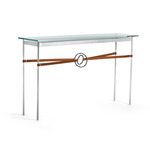 Equus Console Table - Sterling / Black