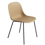 Fiber Side Chair Tube Base - Black / Ochre