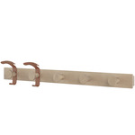 Avail Coat Rack - Oak + Copper Brown