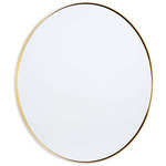 Rowen Mirror - Natural Brass / Mirror