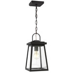 Founders Outdoor Pendant - Black / Clear