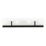 Syll Bathroom Vanity Light - Midnight Black / Satin Etched