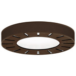 Arthur Ceiling Light Fixture - Walnut / Taffeta Bronze
