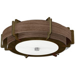 Truman Ceiling Light Fixture - Walnut / Walnut Veneer