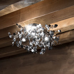 Argent Ceiling Light - Nickel / Stainless Steel