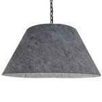 Brynn Pendant - Black / Grey Felt