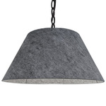 Brynn Pendant - Black / Grey Felt