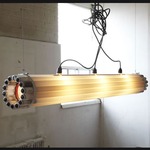 Recycled Tube TL6 Light Pendant - White