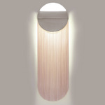 Ce Petite Wall Sconce - Chrome / Tender Pink