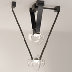 Etat-des-Lieux 2C Pendant - Black / Clear Transparent