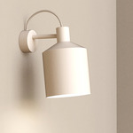 Silo Wall Sconce - White